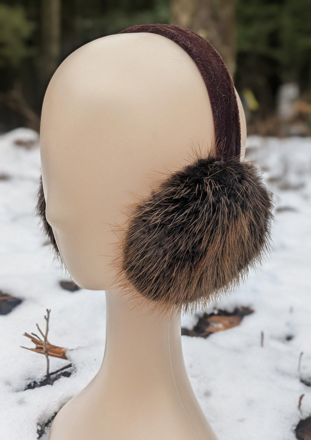 Natural Fur Earmuffs