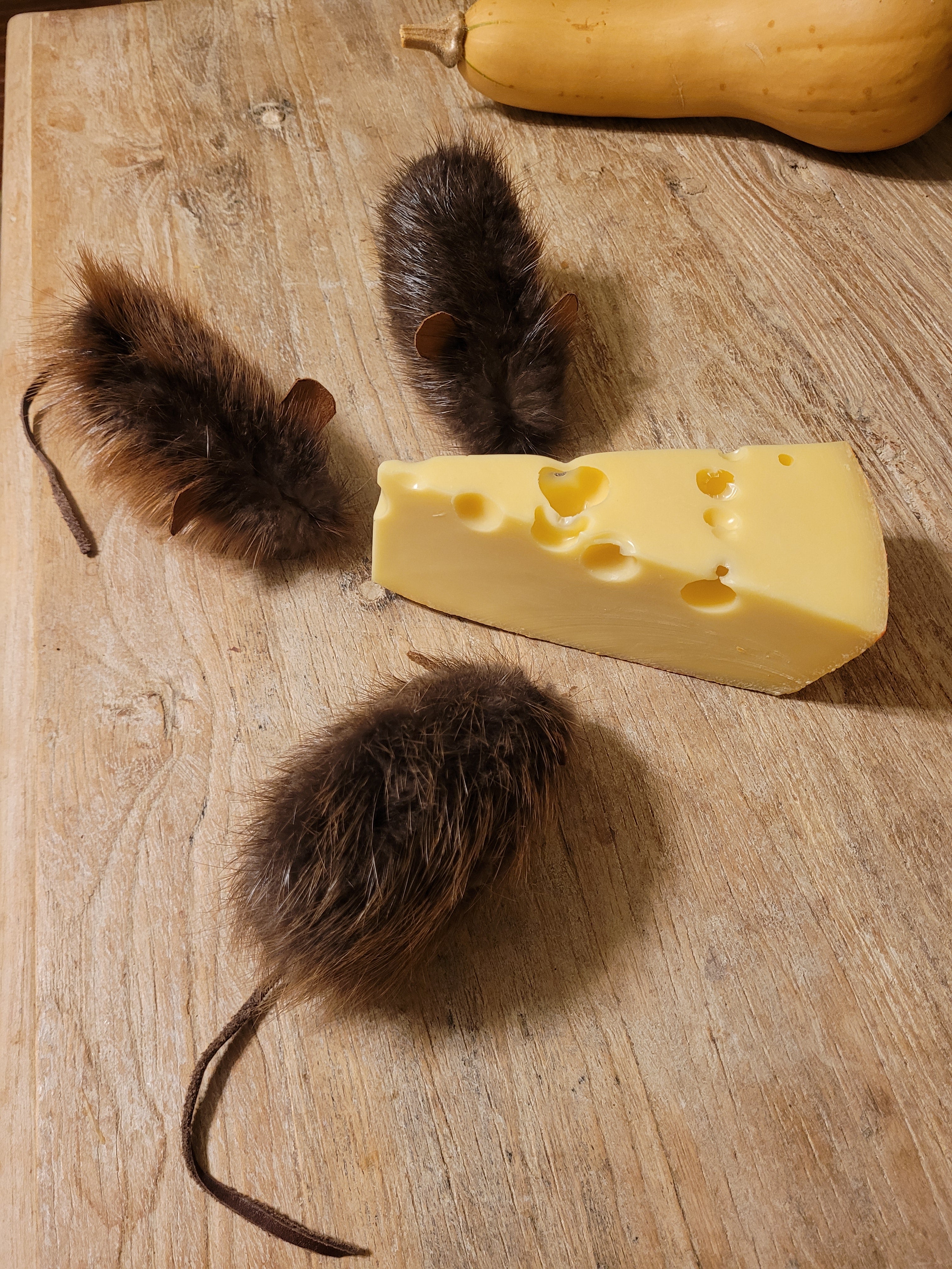 Beaver Fur Cat Toy