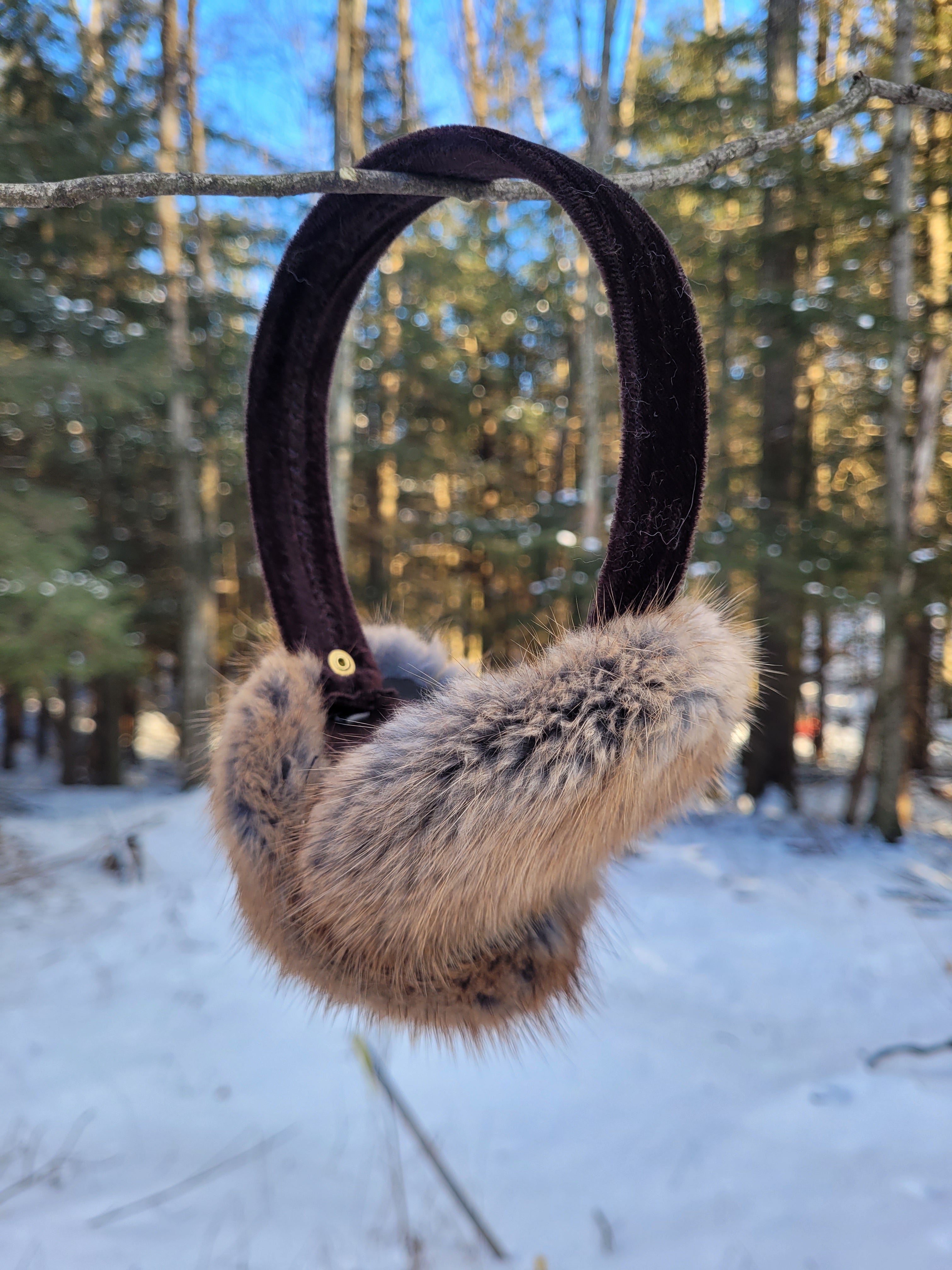 Natural Fur Earmuffs
