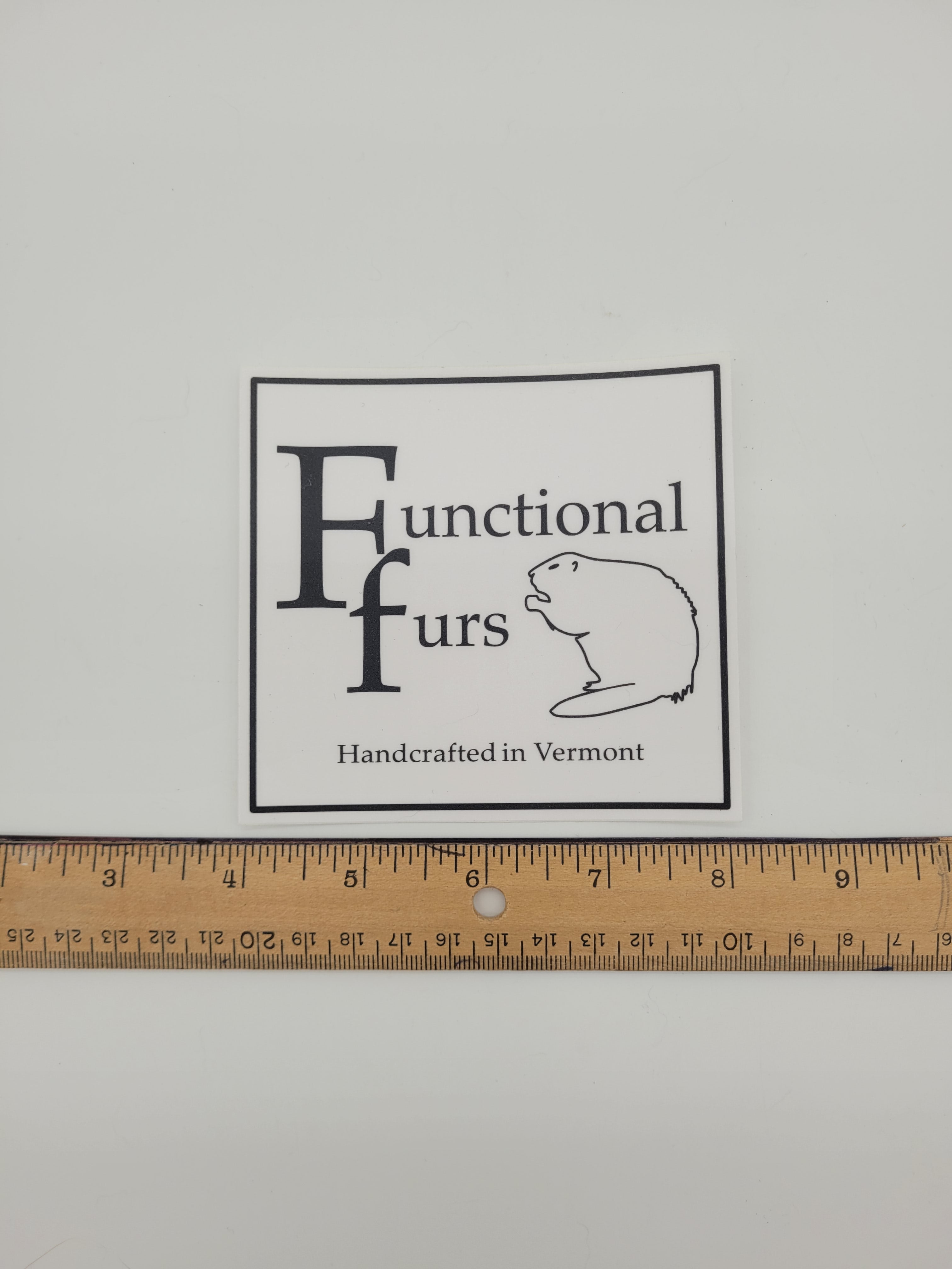 Large Functional Furs Sticker