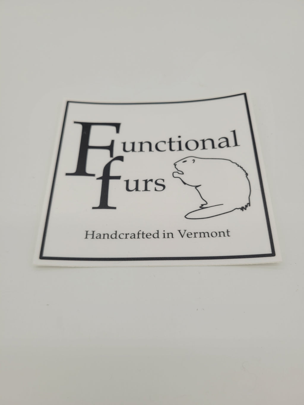 Large Functional Furs Sticker