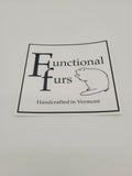 Large Functional Furs Sticker