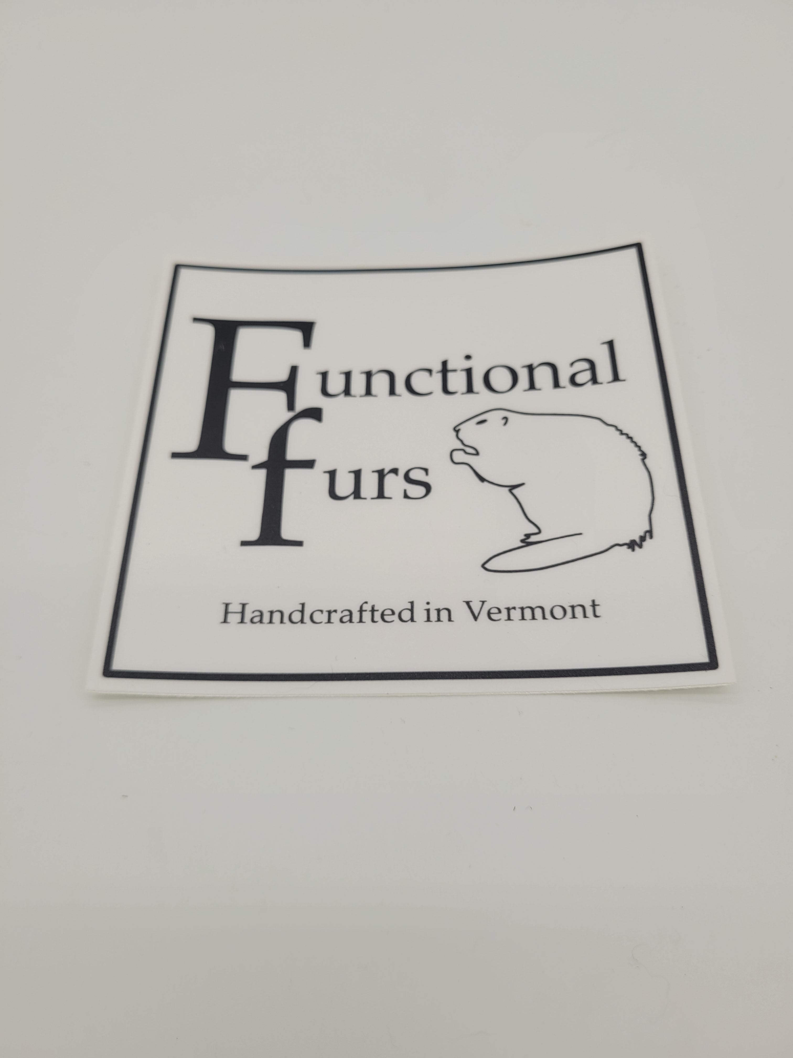 Large Functional Furs Sticker