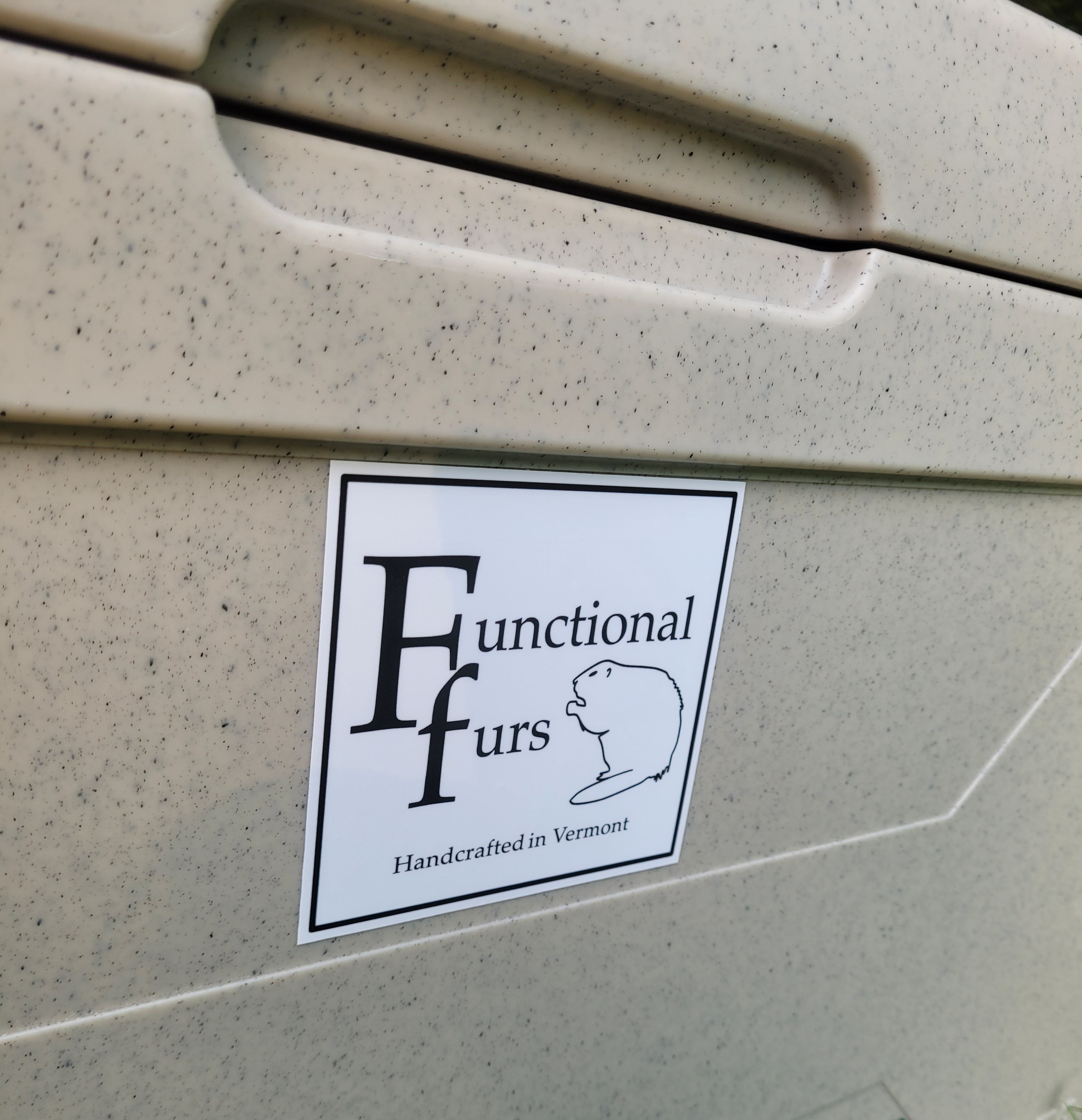 Large Functional Furs Sticker