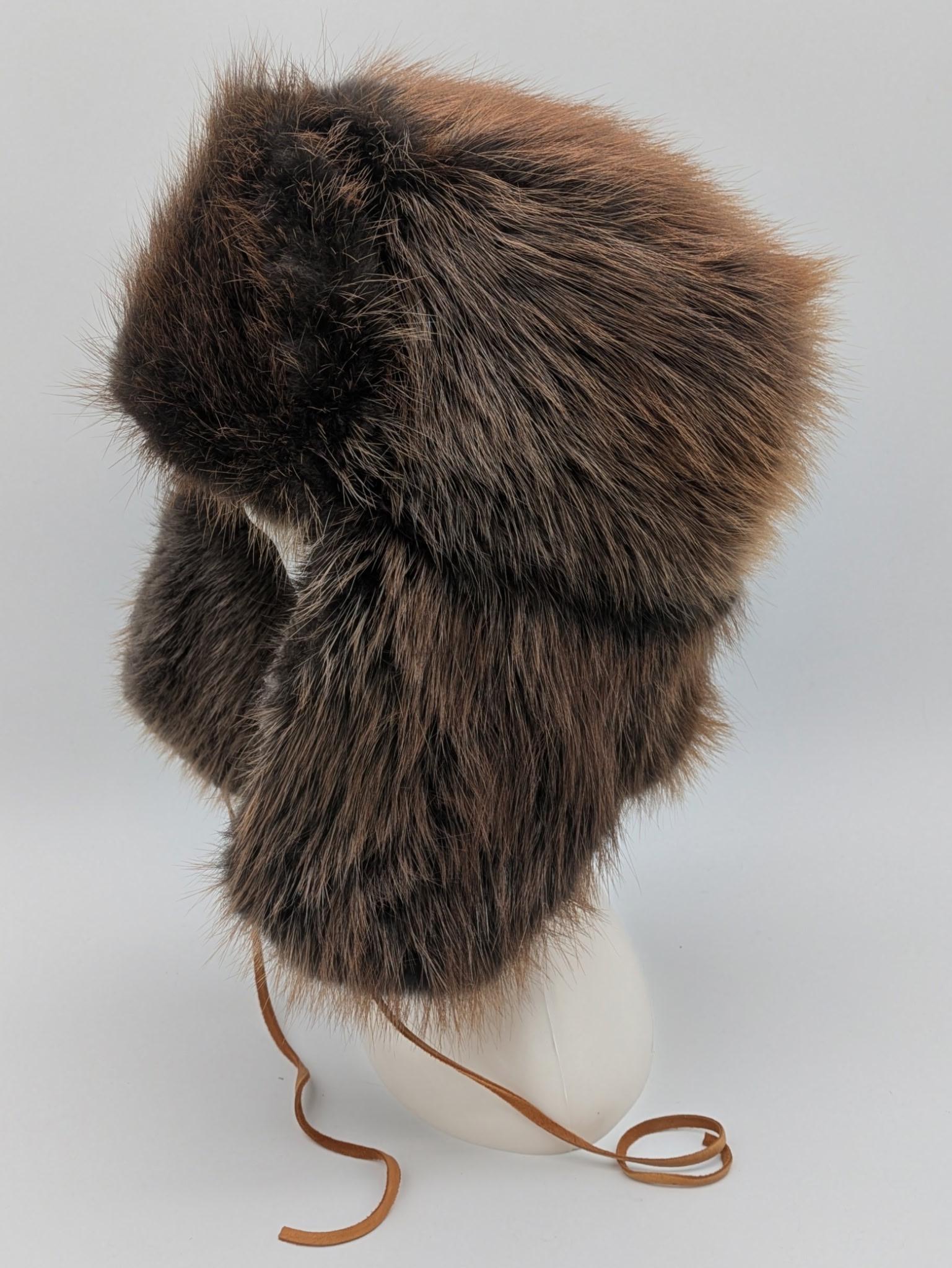 Beaver Fur Trapper Hat