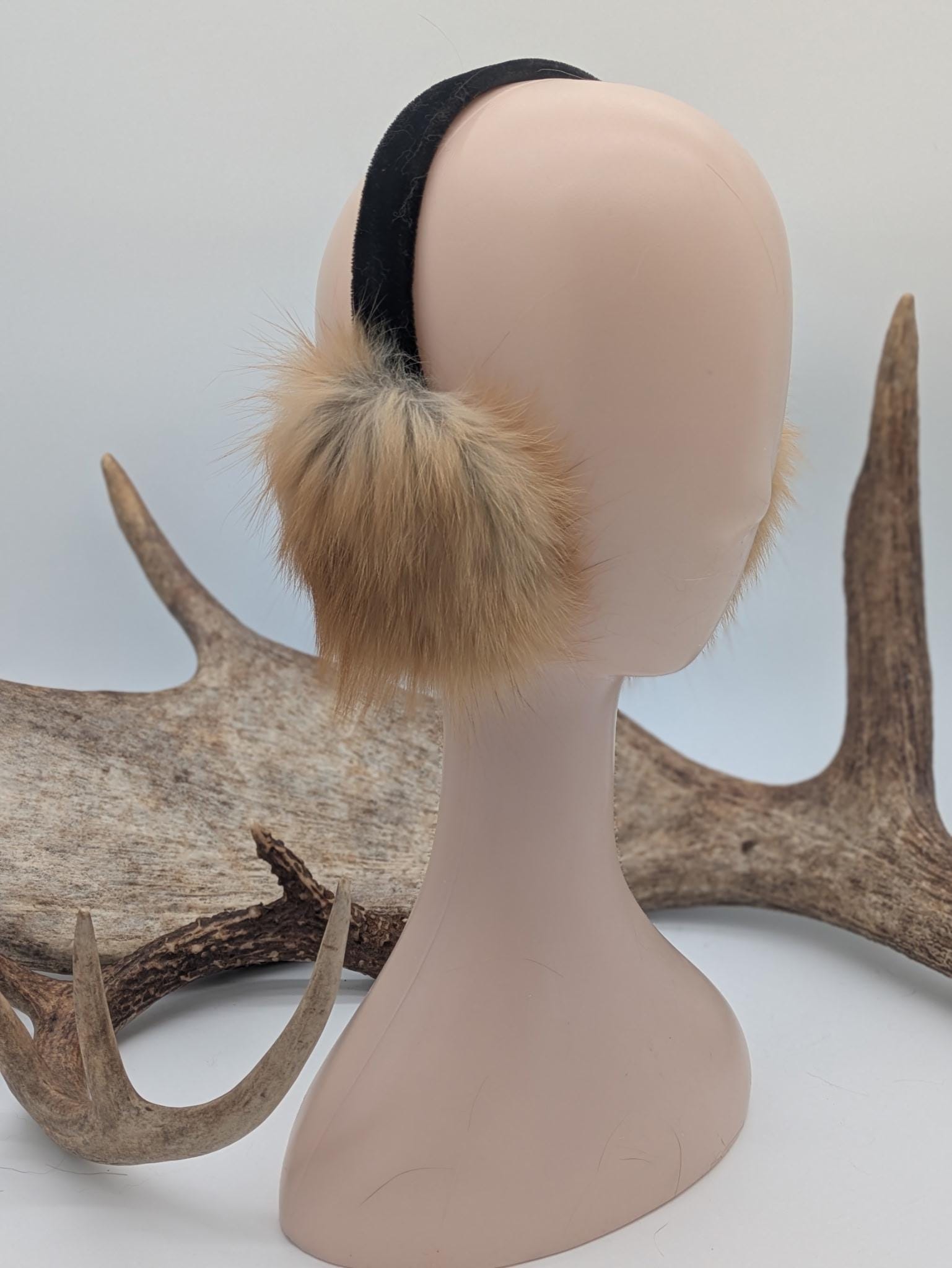 Natural Fur Earmuffs