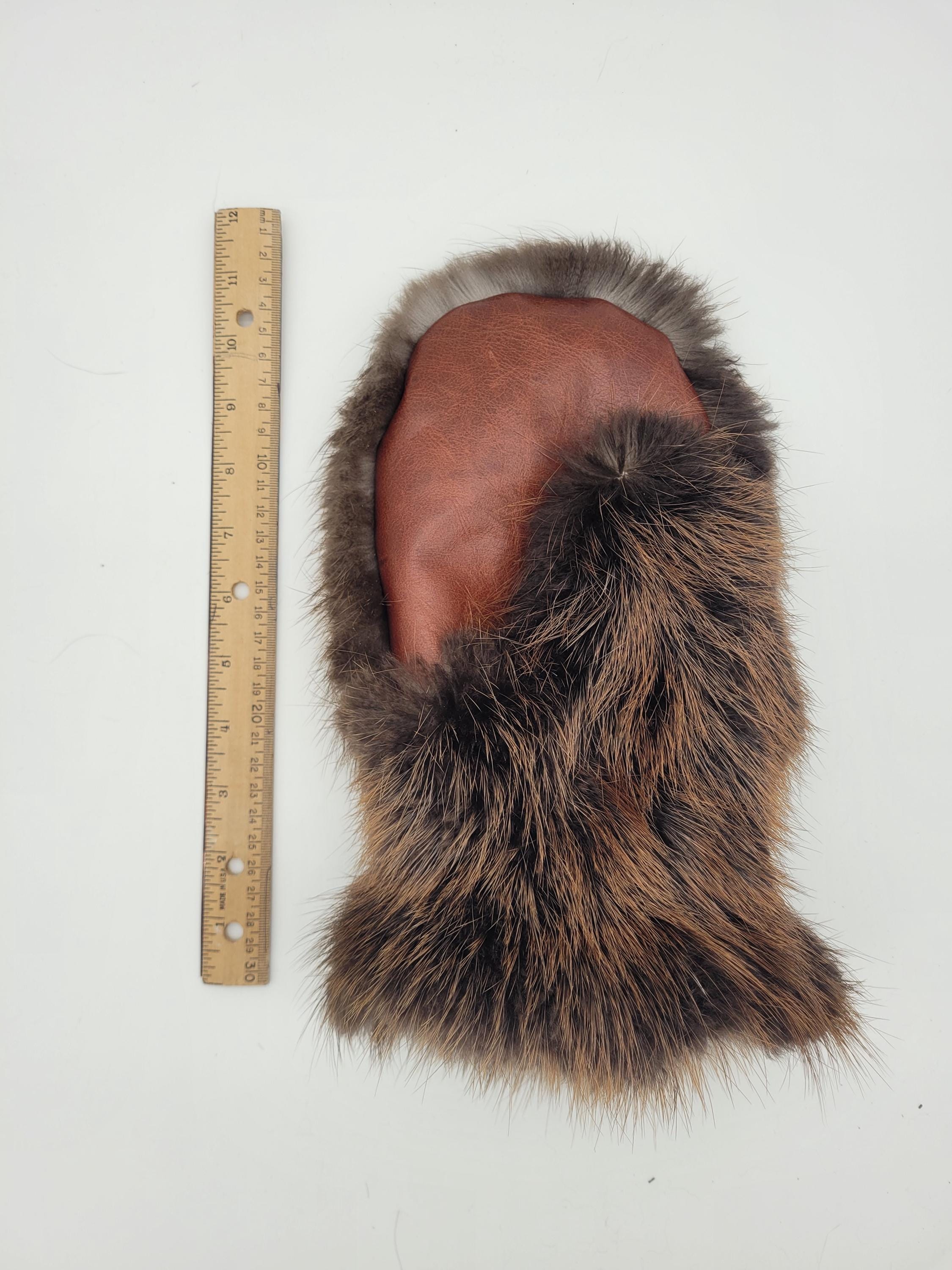 Beaver Half Gauntlet Mittens