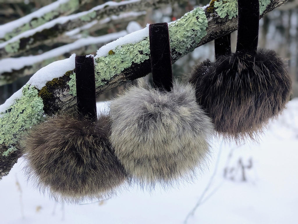 Natural Fur Earmuffs