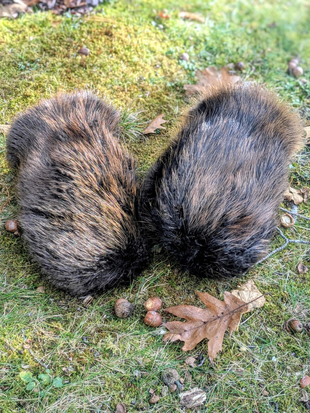 Beaver Half Gauntlet Mittens
