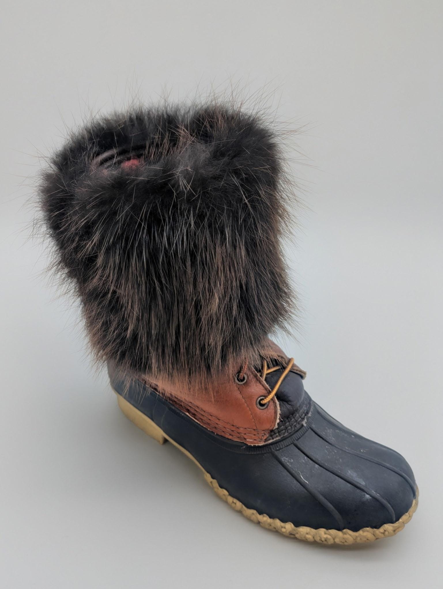 Beaver Fur Slip-on Boot Cuffs