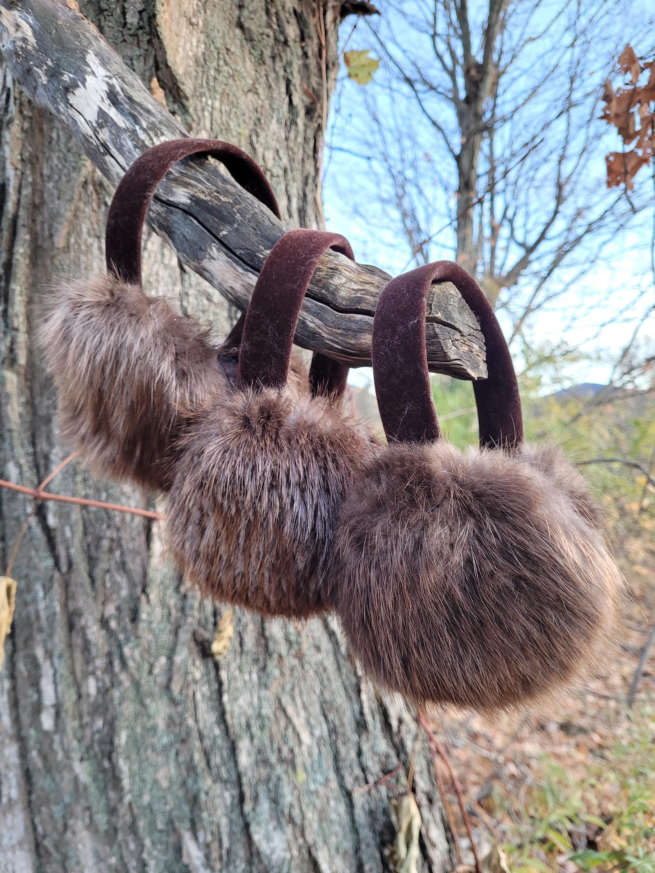 Natural Fur Earmuffs