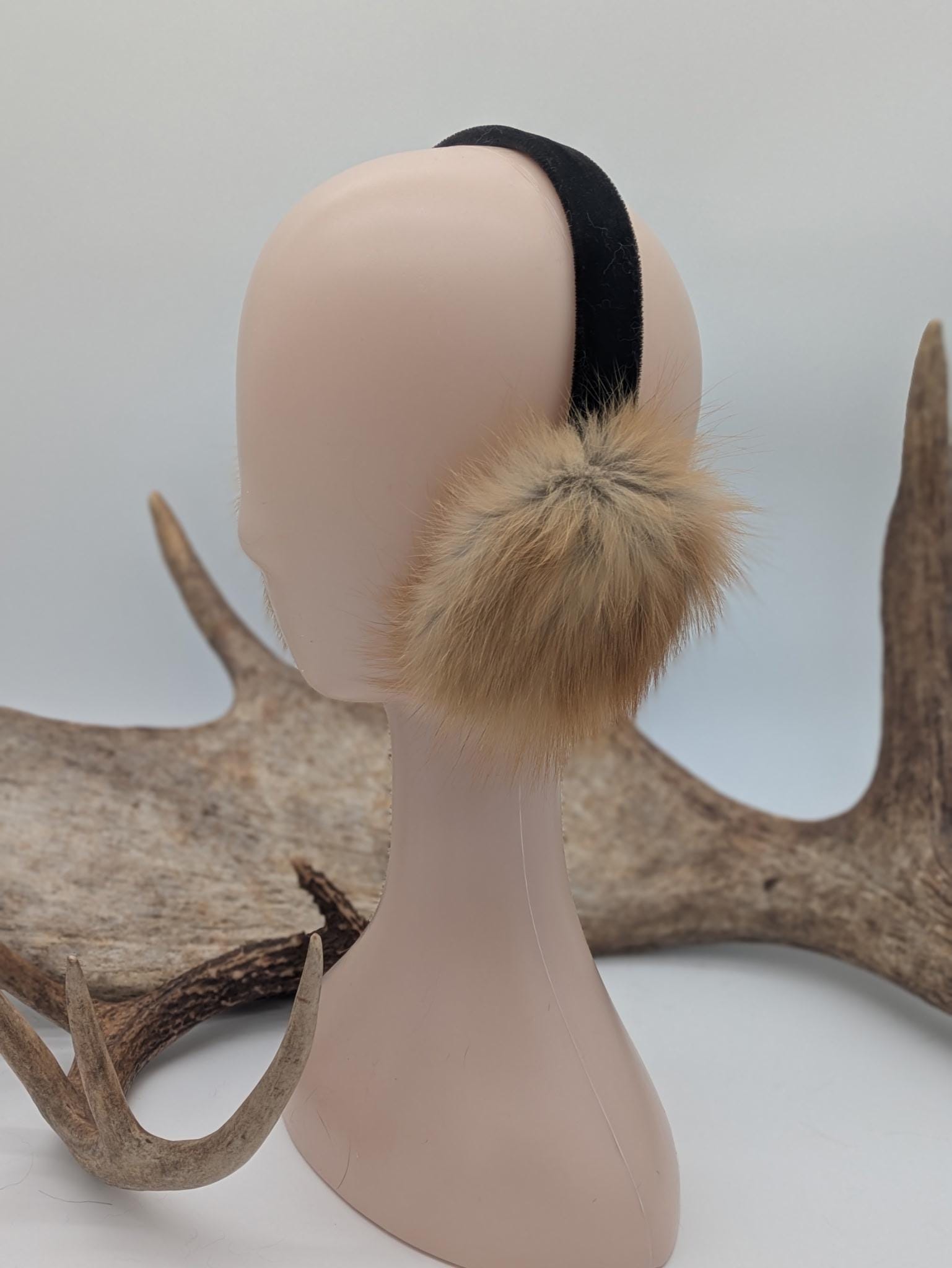 Natural Fur Earmuffs