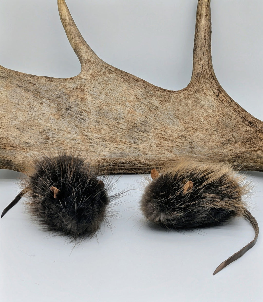Beaver Fur Cat Toy