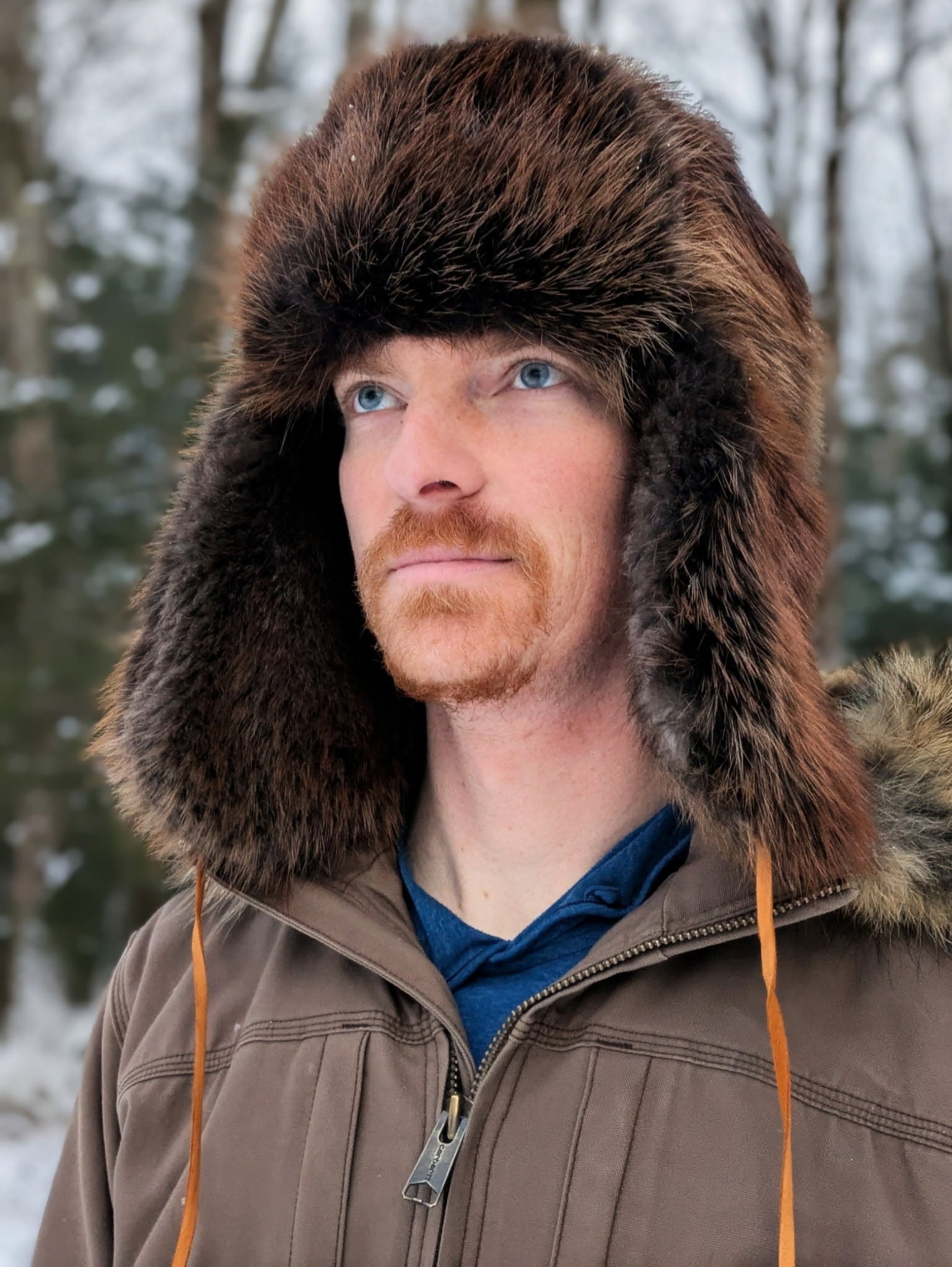 Beaver Fur Trapper Hat