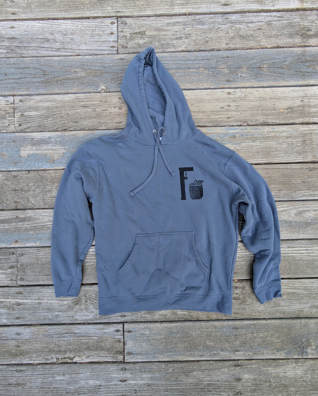 Lino Print Logo Hoodie
