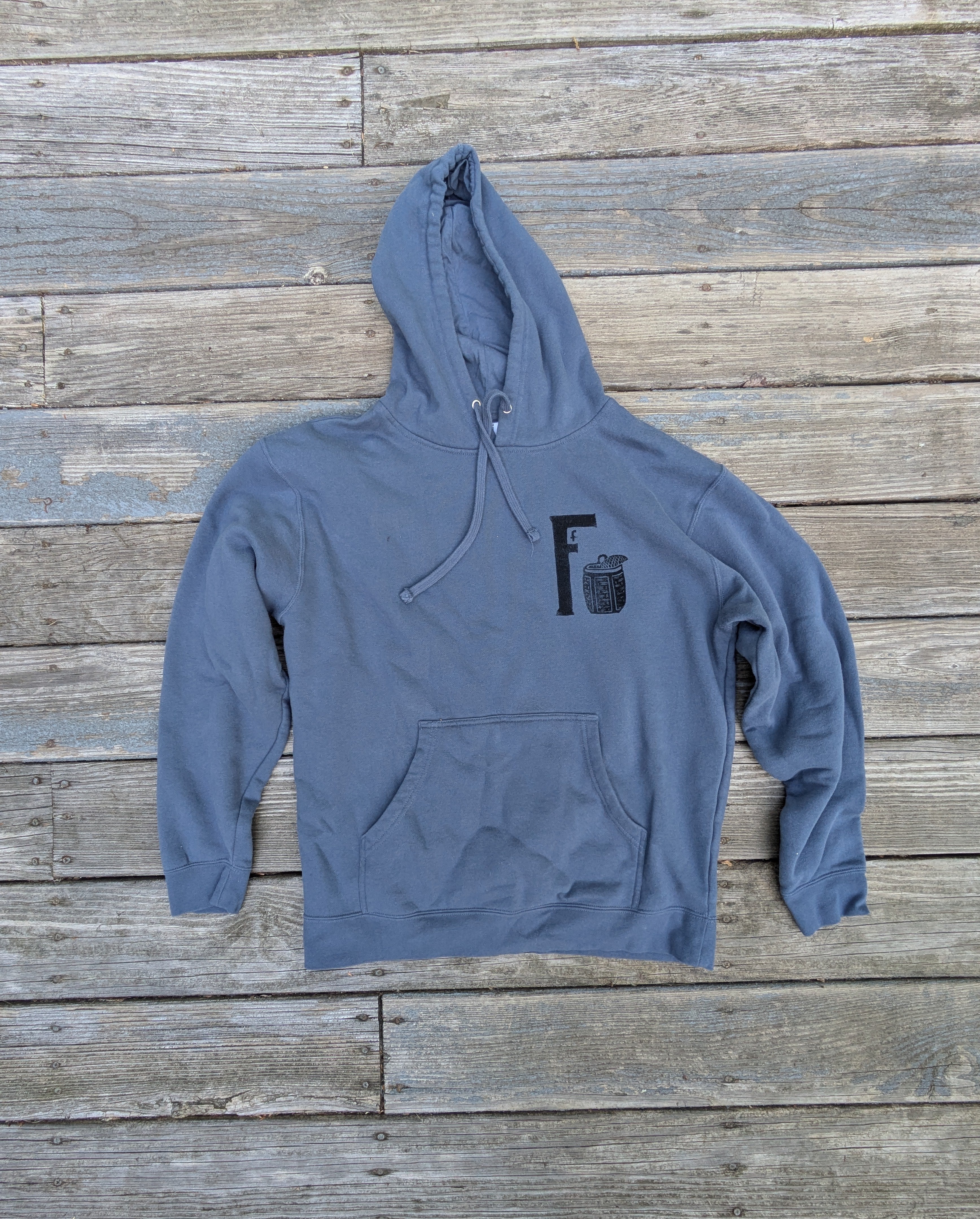 Lino Print Logo Hoodie