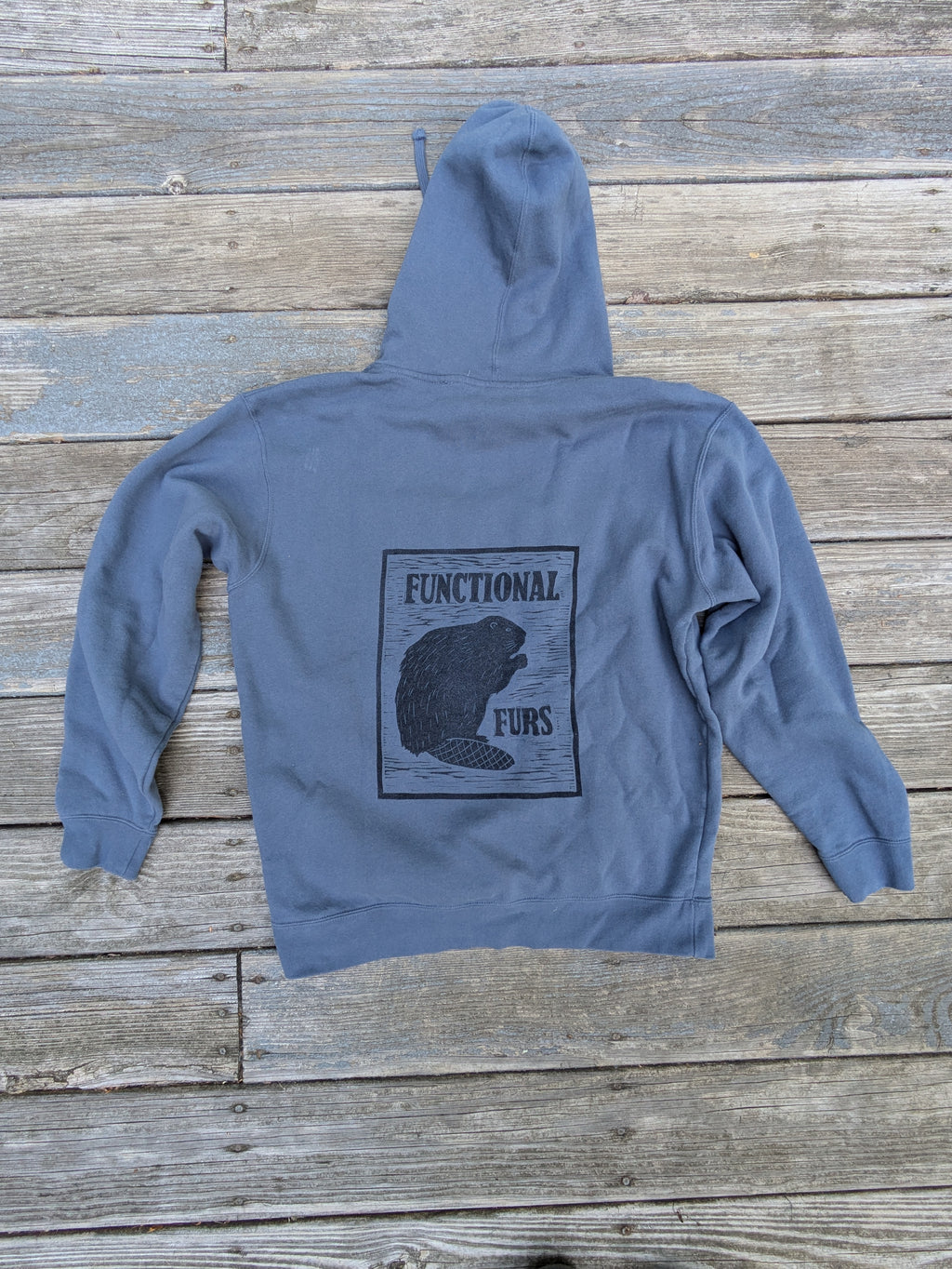 Lino Print Logo Hoodie