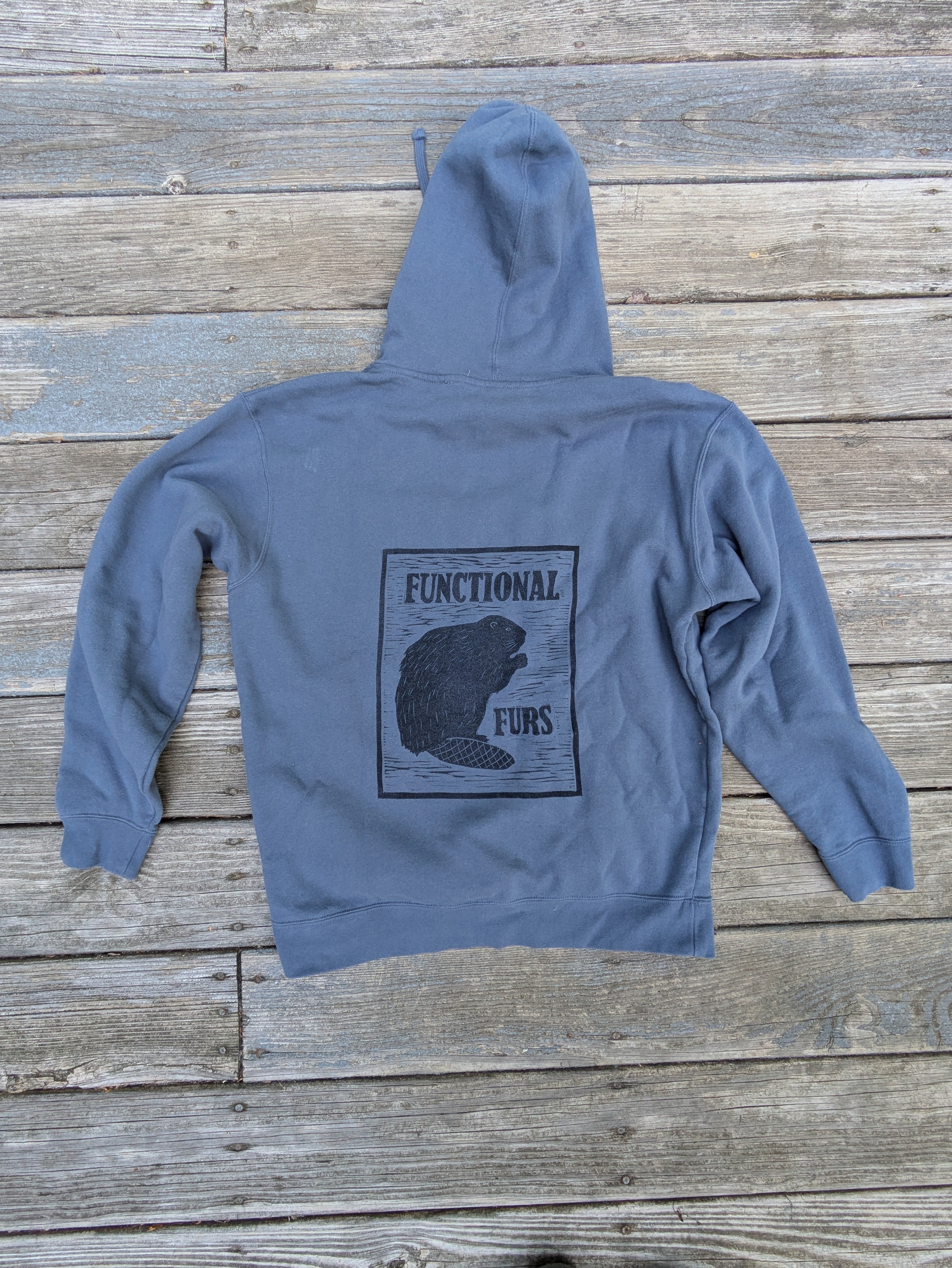 Lino Print Logo Hoodie
