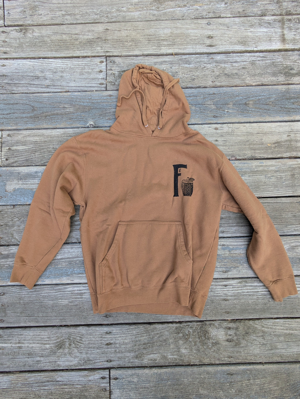 Lino Print Logo Hoodie