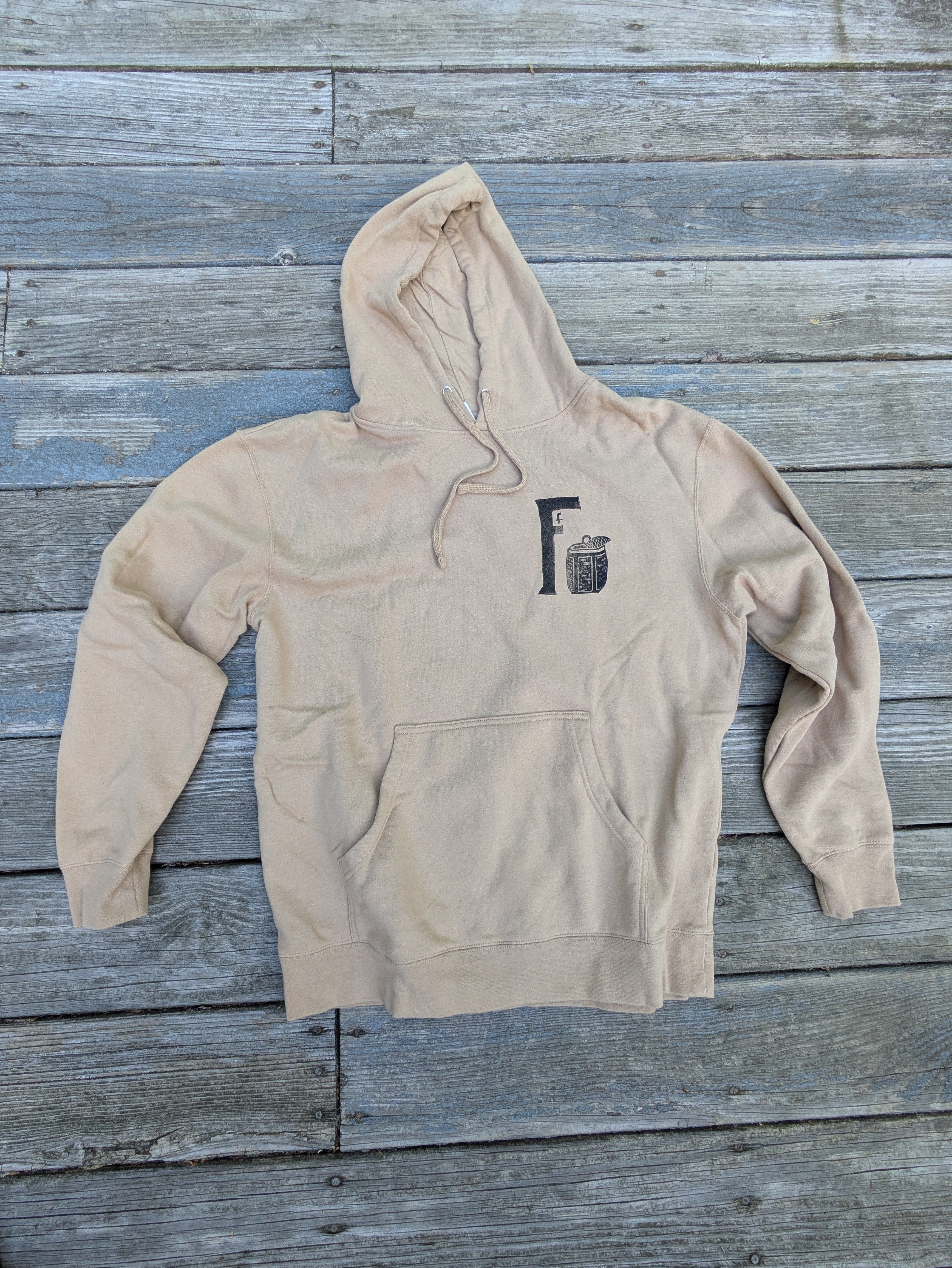 Lino Print Logo Hoodie