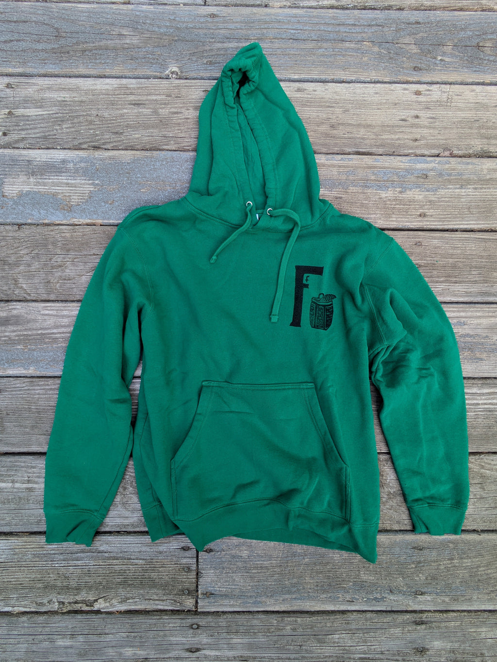 Lino Print Logo Hoodie