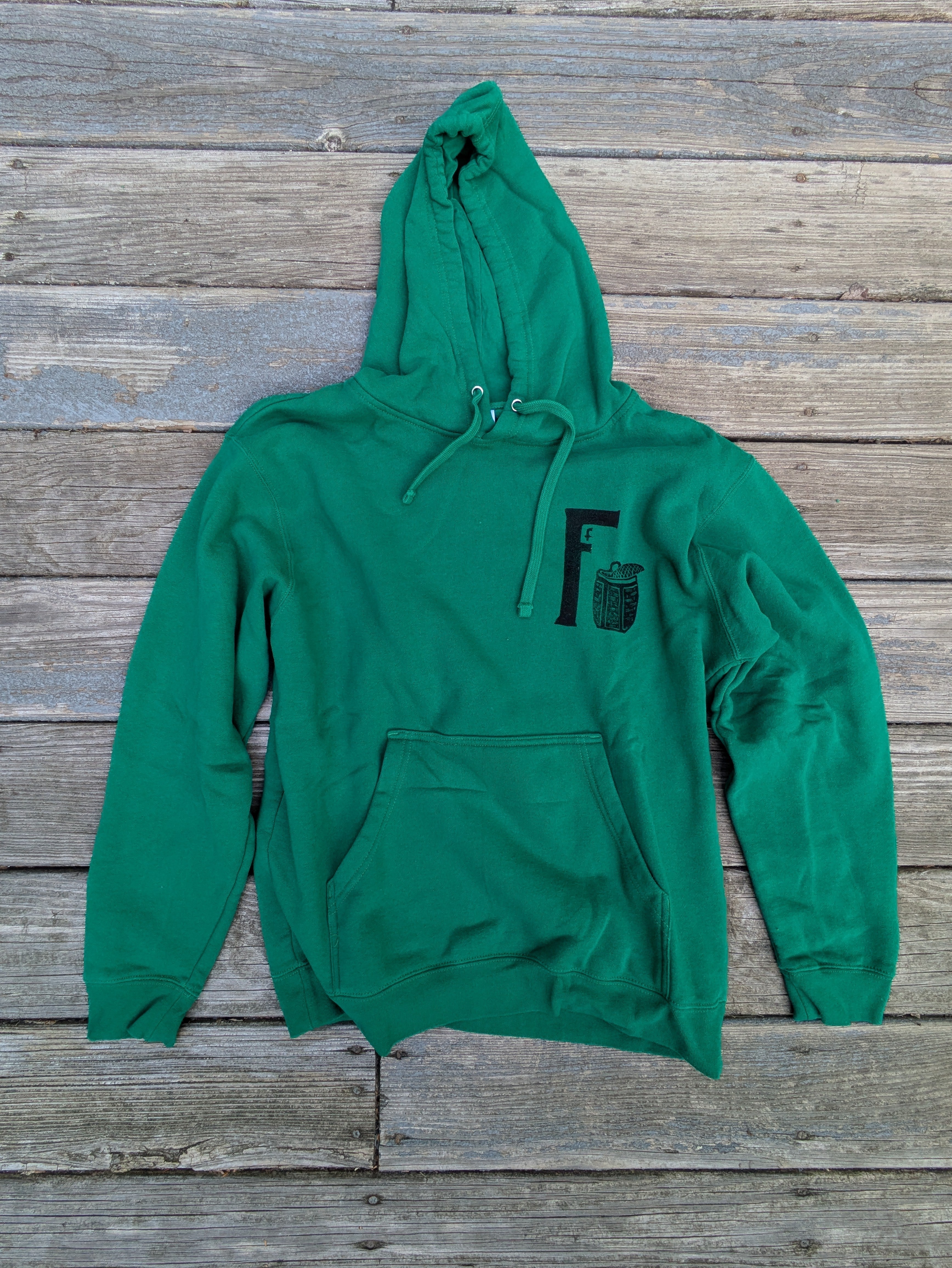 Lino Print Logo Hoodie
