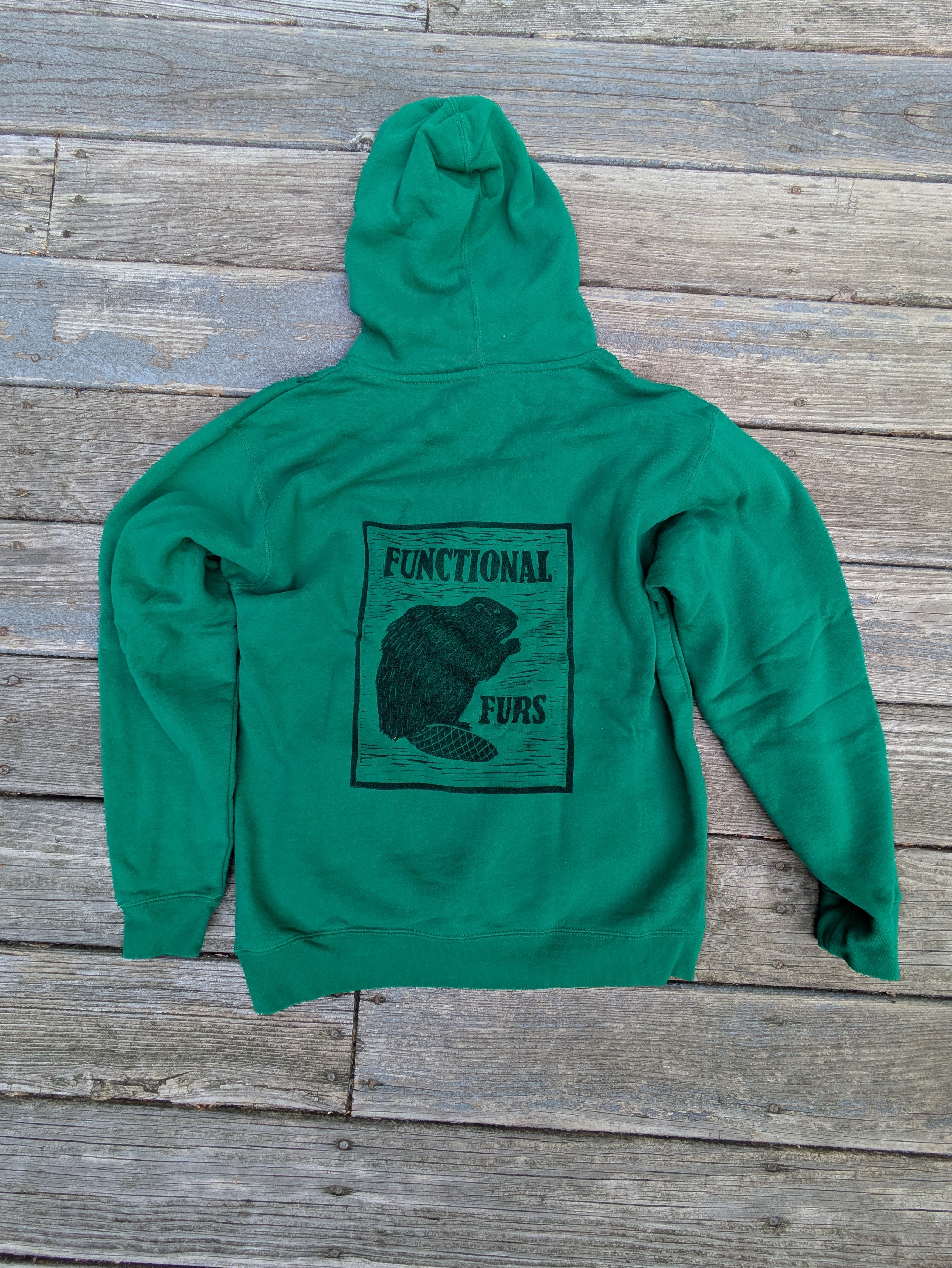 Lino Print Logo Hoodie