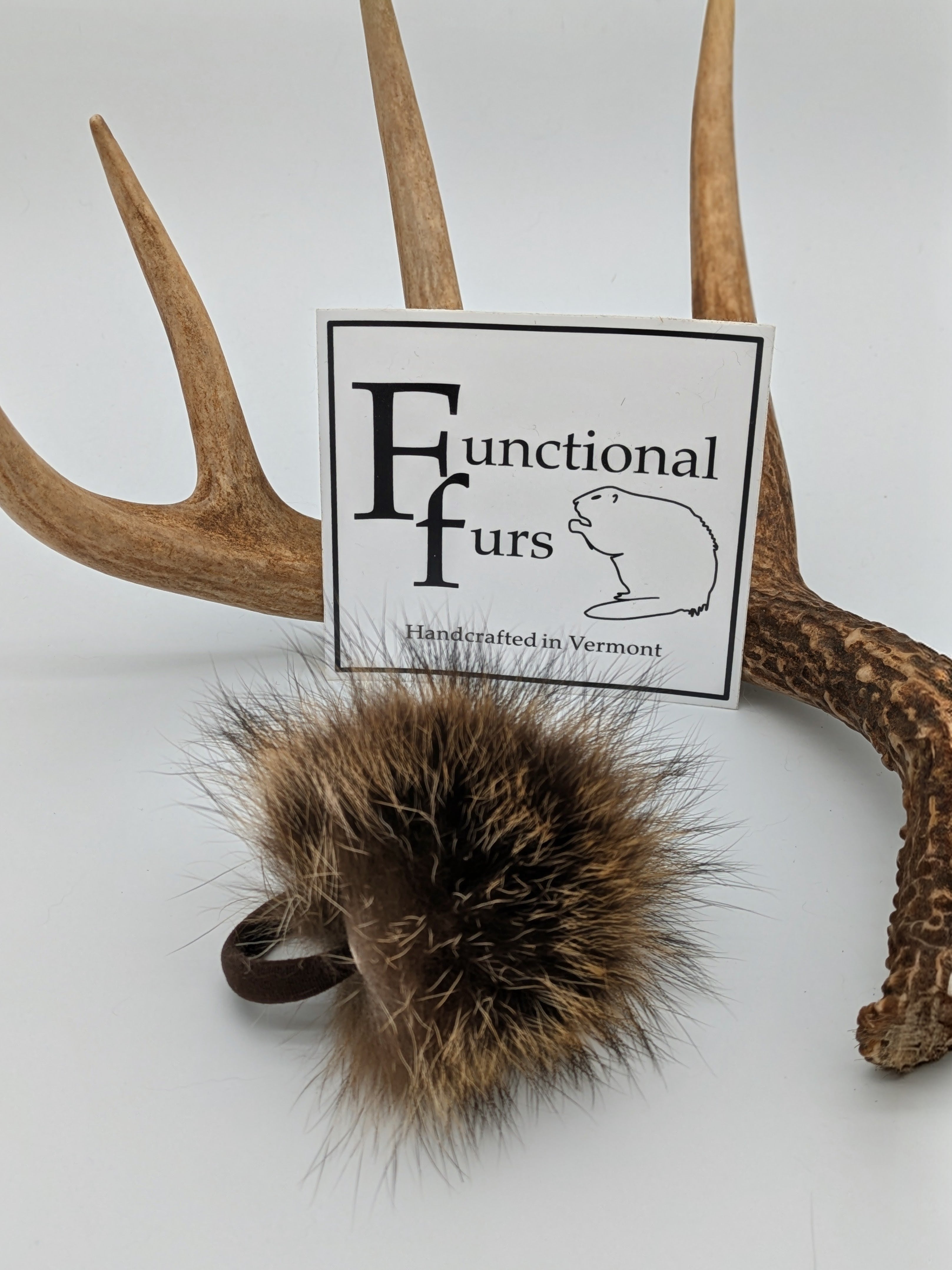 Fur Pompom Hair Ties