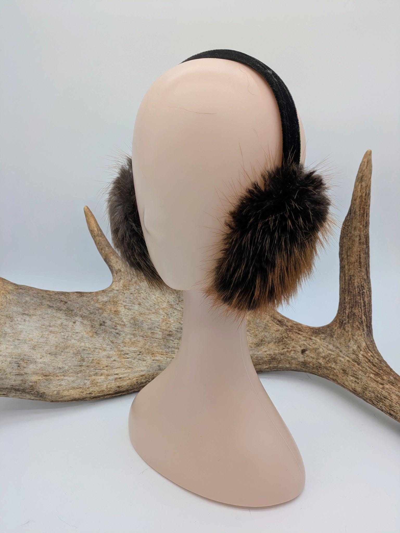 Natural Fur Earmuffs