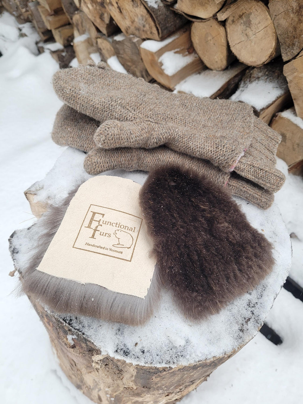 Beaver Fur Hand Warmers