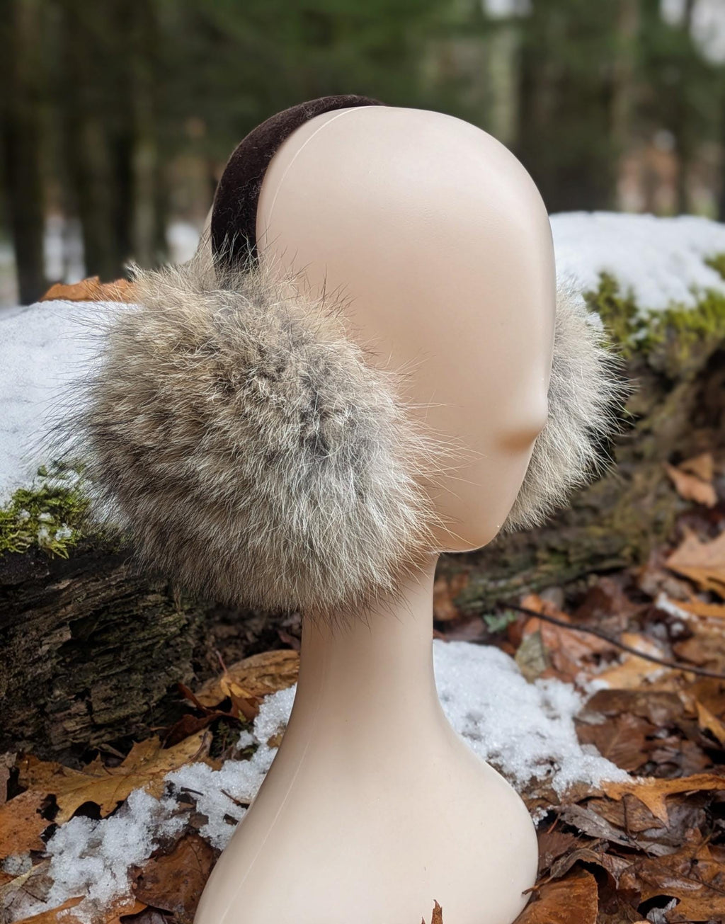 Natural Fur Earmuffs