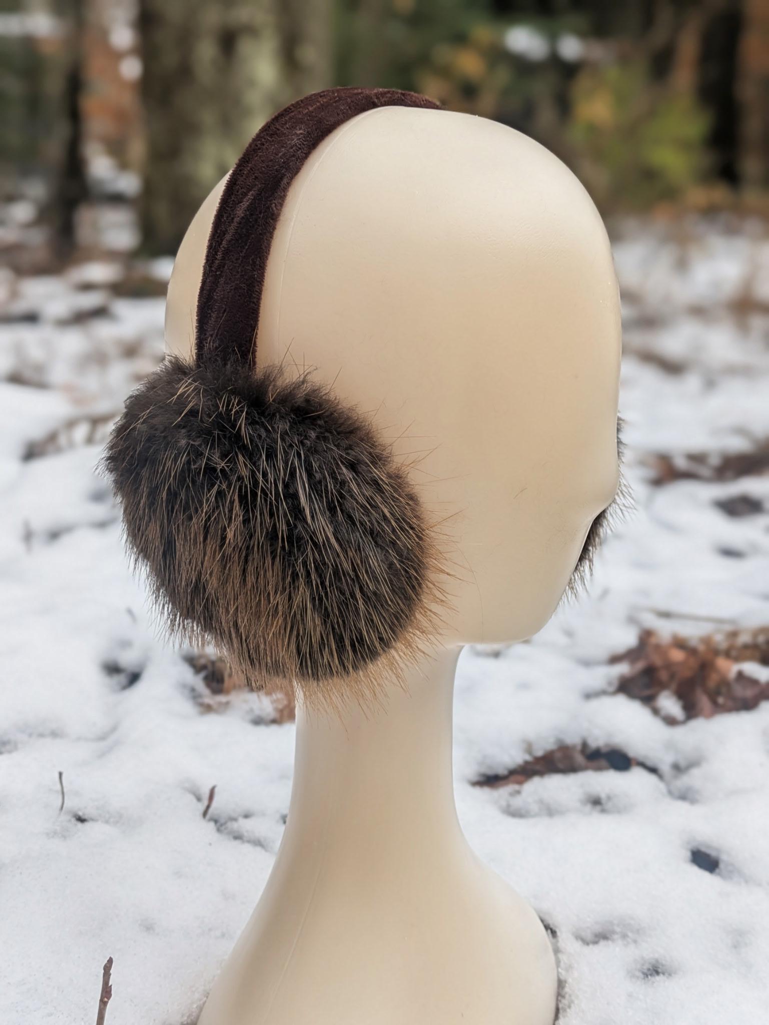 Natural Fur Earmuffs